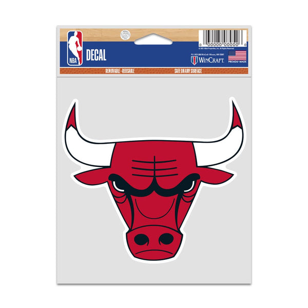 Chicago Bulls Fan Decals 3.75" x 5"