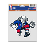 Philadelphia 76ers Fan Decals 3.75" x 5"