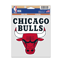 Chicago Bulls Fan Decals 3.75" x 5"