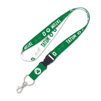 Boston Celtics Lanyard w/detachable buckle 1" Jayson Tatum