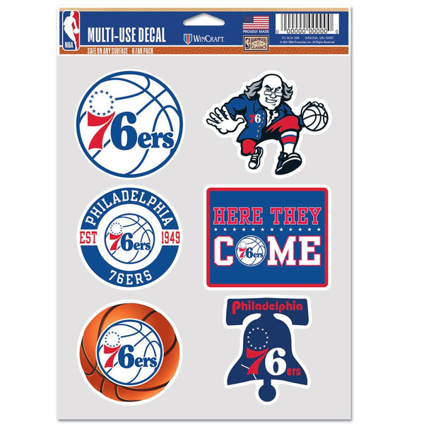 Philadelphia 76ers Multi Use 6 Fan Pack