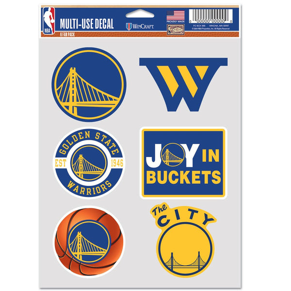 Golden State Warriors Multi Use 6 FAN PACK