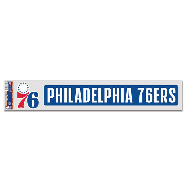 Philadelphia 76ers Fan Decals 3" x 17"