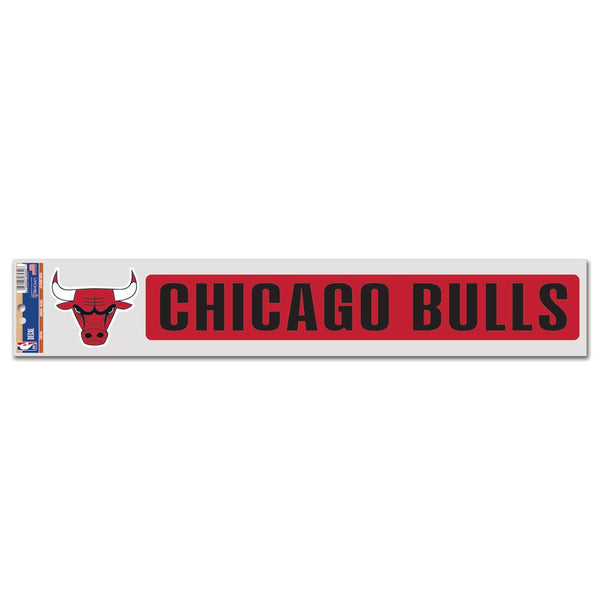 Chicago Bulls Fan Decals 3" x 17"