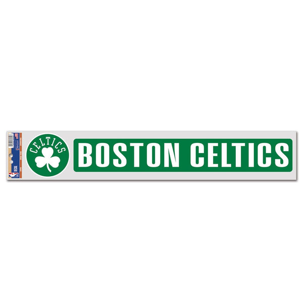 Boston Celtics Fan Decals 3" x 17"