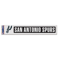 San Antonio Spurs Fan Decals 3" x 17"