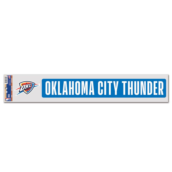 Oklahoma City Thunder Fan Decals 3" x 17"
