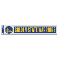 Golden State Warriors Fan Decals 3" x 17"
