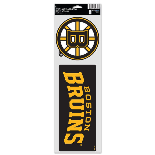 Boston Bruins Fan Decals 3.75" x 12"