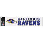 Baltimore Ravens Perfect Cut Decals 4" x 17"
