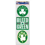 Boston Celtics Fan Decals 3.75" x 12"