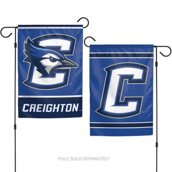 Wholesale-Creighton Bluejays Garden Flags 2 sided 12.5" x 18"