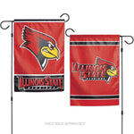 Illinois State Redbirds Garden Flags 2 sided 12.5" x 18"