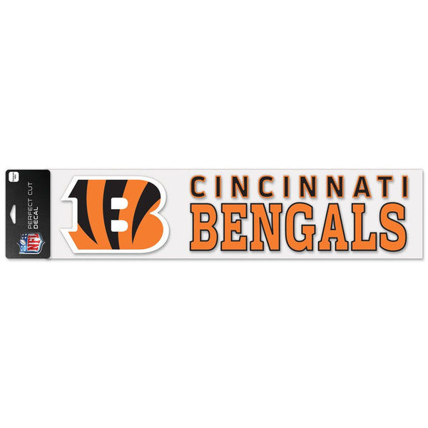 Cincinnati Bengals Perfect Cut Decals 4" x 17"
