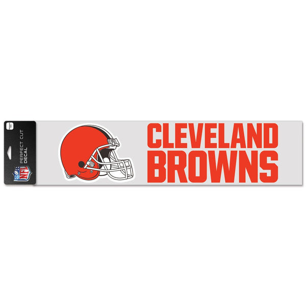 Cleveland Browns Perfect Cut Decals 4" x 17"