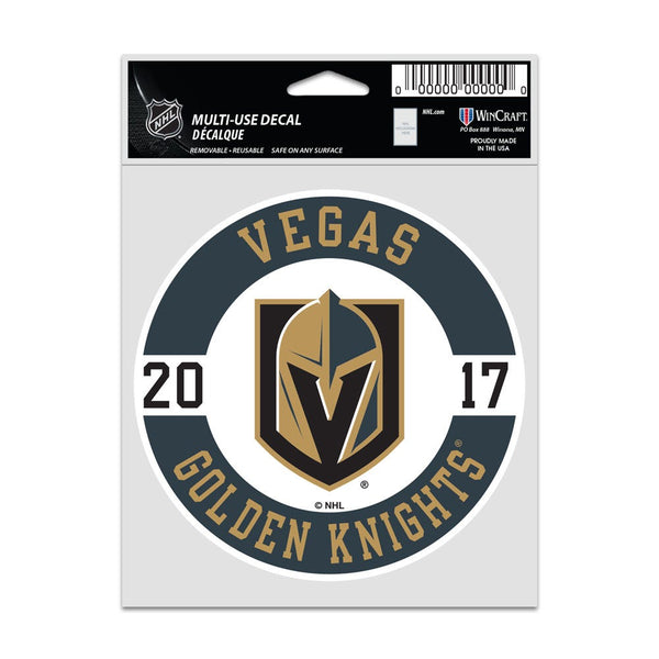 Vegas Golden Knights Fan Decals 3.75" x 5"
