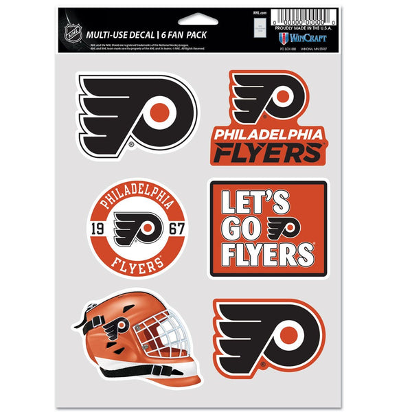 Philadelphia Flyers Multi Use 6 Fan Pack