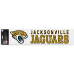 Jacksonville Jaguars Perfect Cut Decals 4" x 17"