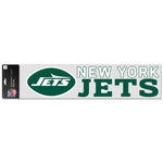 New York Jets Perfect Cut Decals 4" x 17"