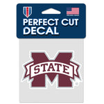 Mississippi State Bulldogs Perfect Cut Color Decal 4" x 4"