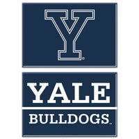 Wholesale-Yale Bulldogs Rectangle Magnet, 2pack 2" x 3"