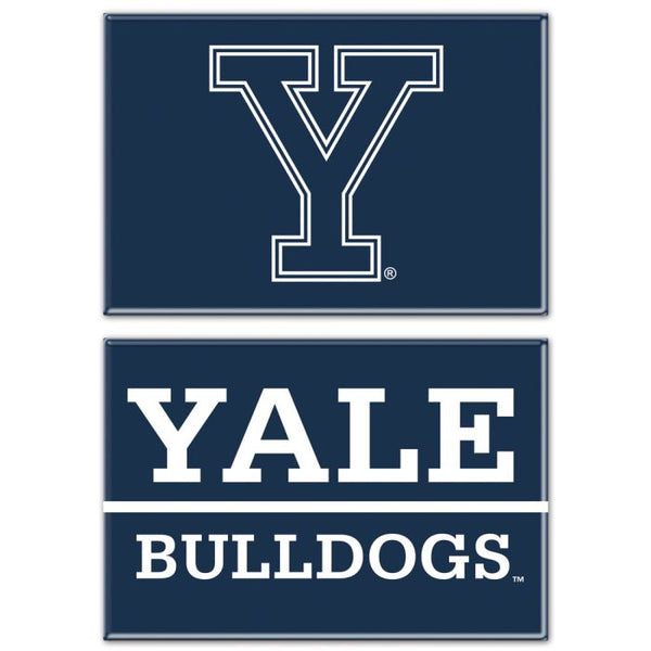 Wholesale-Yale Bulldogs Rectangle Magnet, 2pack 2" x 3"