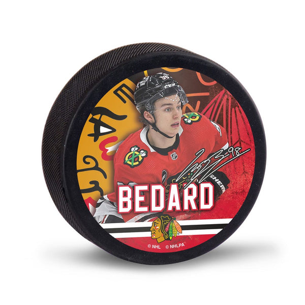 Chicago Blackhawks Hockey Puck Packaged Connor Bedard