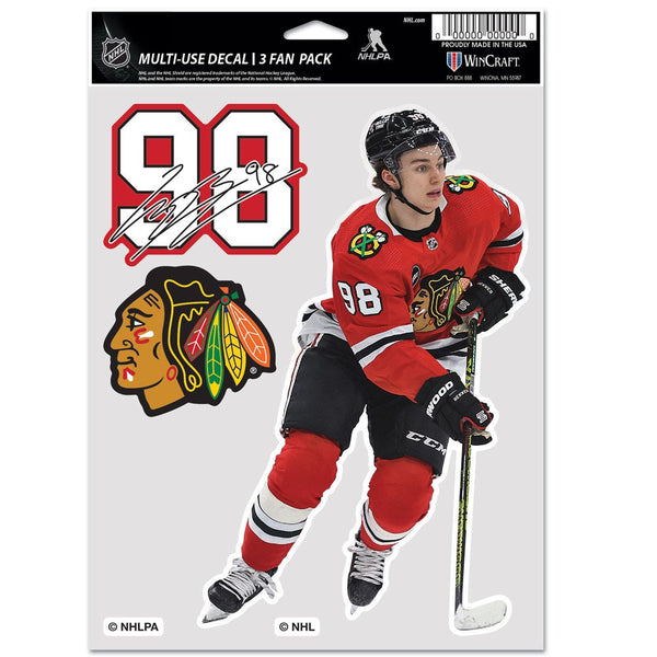 Chicago Blackhawks Multi Use 3 Fan Pack Connor Bedard