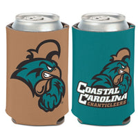 Wholesale-Coastal Carolina Chanticleers TWO COLOR Can Cooler 12 oz.