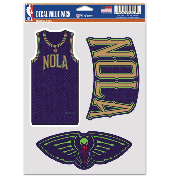 New Orleans Pelicans / City Edition Multi Use 3 FAN PACK