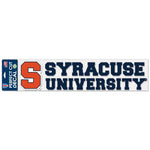 Wholesale-Syracuse Orange Perfect Cut Decals 4" x 17"