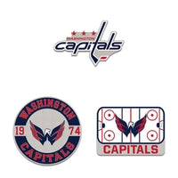 Washington Capitals 3pc Enamel Pin Set