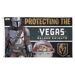 Vegas Golden Knights / Star Wars Mandalorian Flag - Deluxe 3' X 5'
