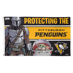 Pittsburgh Penguins / Star Wars Mandalorian Flag - Deluxe 3' X 5'