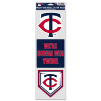 Minnesota Twins Fan Decals 3.75" x 12"