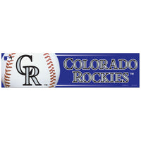 Colorado Rockies Bumper Strip 3" x 12"