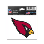 Arizona Cardinals Multi-Use Decal 3" x 4"