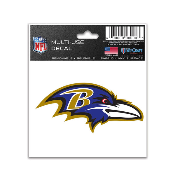 Baltimore Ravens Multi-Use Decal 3" x 4"