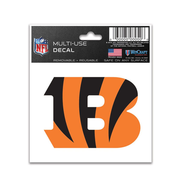 Cincinnati Bengals Multi-Use Decal 3" x 4"