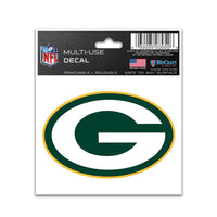 Green Bay Packers Multi-Use Decal 3" x 4"