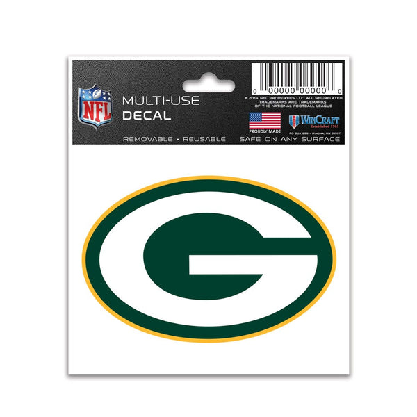 Green Bay Packers Multi-Use Decal 3" x 4"