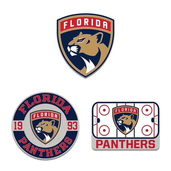 Florida Panthers 3pc Enamel Pin Set