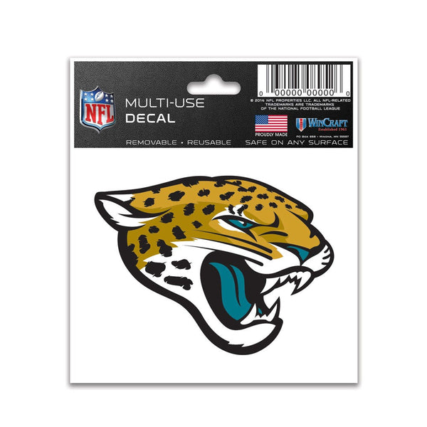 Jacksonville Jaguars Multi-Use Decal 3" x 4"