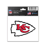 Kansas City Chiefs Multi-Use Decal 3" x 4"
