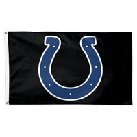 Indianapolis Colts Black background Flag - Deluxe 3' X 5'