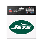 New York Jets Multi-Use Decal 3" x 4"