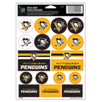 Pittsburgh Penguins Vinyl Sticker Sheet 5" x 7"