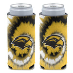 Wholesale-Southern Miss Golden Eagles TIE DYE 12 oz Slim Can Cooler