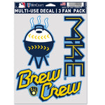 Milwaukee Brewers / City Connect City Connect Multi Use 3 Fan Pack