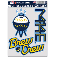 Milwaukee Brewers / City Connect City Connect Multi Use 3 Fan Pack